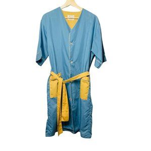 Mens Bamberger Bath Robe  Size Large House Coat Lounger Vintage u